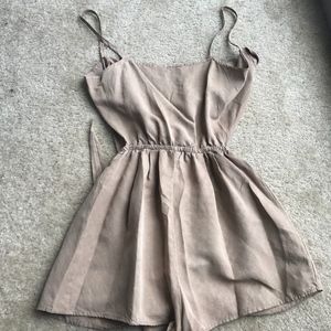 Urban Outfitters Tan Romper Size M